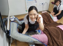 8월 남통동 경로당 피부봉사-피부미용 꽃봉오리봉사단 구미