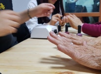 12월  무을 경로당  봉사-피부미용 꽃봉오리봉사단 구미