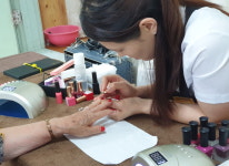 5월 봉곡동 경로당 봉사-피부미용 꽃봉오리봉사단 구미
