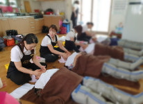 6월 지암 경로당 봉사-피부미용 꽃봉오리봉사단 구미
