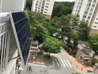 설치 사진-태양광 미니발전소 지원신청