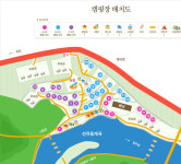 캠핑장배치도-문경 용추계곡캠핑장