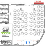 테이블 배치도-더엠컨벤션