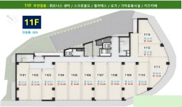 호실별 분양면적-정자동 마이온프라자