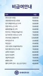 비급여안내-연세바른내과