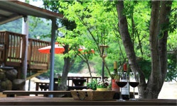 숲속계곡 쉴만한 물가 펜션