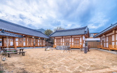 한옥 스테이 중정