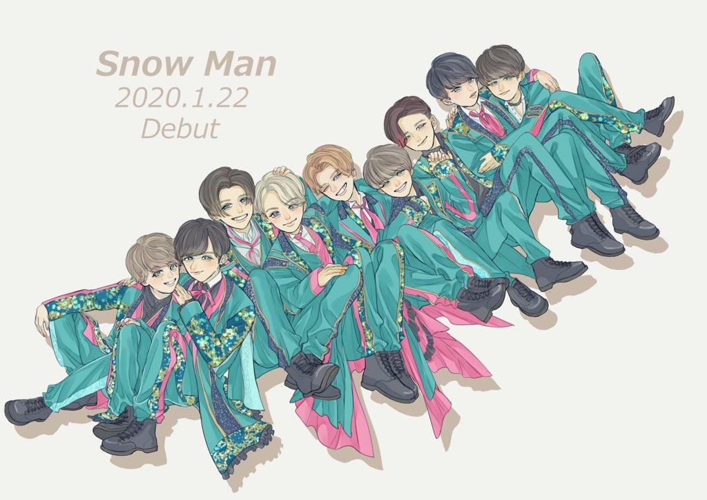 Snow Man 9人組アイドルグループがついにデビュー 光り輝く9guys