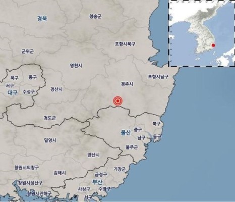경주서 규모 2.4 지진 발생…일본 시마네현 지진과 무관 | 포토뉴스