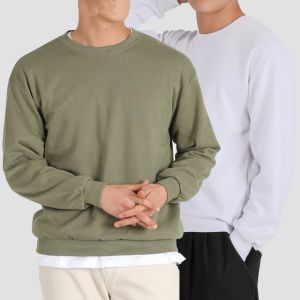 무지 남자 맨투맨 기본 티셔츠 커플 남녀공용