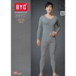 BYC 선물용 최고급 남자 순면 단색 내복 120 100 60수 : BYC이너패션
