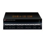 [음향] INTER-M_인터엠 A-120_PA앰프_믹싱앰프_소형앰프_120W_방송용앰프_마이크앰프_A120 : 디앤피사운드