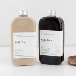 납작 페트 250ml 300ml 낱개 밀크티 더치 커피 용기 : 홈앤라이프