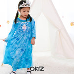 겨울왕국 공주의상 [엘사-일반형-눈꽃긴팔] [H0786] : 오키즈