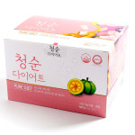 윤진허브다이어트건강기능식품 | 효소원 청순다이어트 120포 (건강기능식품 )가르시니아 캄보지아 추출물 ,차전차피 식이섬유 : 청정팜리