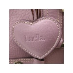 LUELLA(루엘라) 퍼플 레더 벨트 장식 토트백 : 고이비토