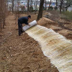 씨거적 씨앗부착거적 1x30m - 경사면 녹화용 거적 : 가든24몰