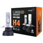 바이오라이트 차량용 자동차전구 2면 LED 헤드램프 H4 (1 Set) : 바이오라이트몰