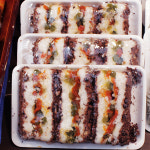 [서울,성남 당일배송] 속재료가 알찬 샌드위치시루떡 1팩 [암사 떡보름떡집] : 동네시장 장보기