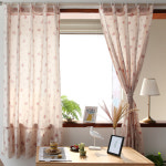 아망떼 글로리스 플라워 롱프릴 순면 창커튼 145x180 1장 : 아망떼