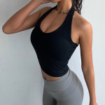 홀터넥브라탑 요가브라탑 필라테스 스포츠 헬스 옷 상의 B3 : 머슬앤뷰티