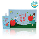 찬이네과수원 아이톡톡 사과즙 스파우트 120ml 30포 순수 사과 착즙주스 : 찬이네과수원
