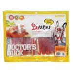 오리고기 져키 애견껌 슬라이스 간식 댕댕이 산책교육 식욕증가 유기견 반려견 강쥐 : 털많은이발소