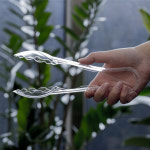 업소용 스텐 주방집게 고기 삼겹살 샐러드 미니 식당 반찬 악어집게(소) : 주방프라자