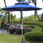 착한테이블 야외 대형 파라솔 감성 각도조절 크랭크 테라스 옥상 : 착한테이블