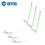 MTF 쭈갑 야광튜브 큰구슬채비 3개입 쭈꾸미채비 갑오징어채비 : 레저킹