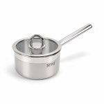 아기 이유식전용 최고급스텐 통3중 작은 손잡이냄비 전골냄비 찌개냄비 스텐리스 남비 : 현이네마켓