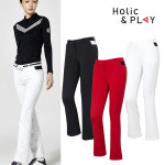 홀릭앤플레이 여성 스판 부츠컷 골프바지-HA3WPT003 : ENK-SHOP