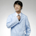 실험복 간호복 실험가운 약사가운 영양사가운 - 남자 의사가운 ( 블루 TC 30수 얇은 고밀도원단 ) : 스마일의료기