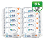 깨끗한나라 99.9% 클린 손소독티슈 캡형 60매x10팩 : 디에치커머스