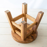 원목 무지 원의자 - 스툴, 미니테이블, 미니의자, 다용도의자 : 모세의부엌