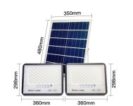 태양광200W 100W2등 벽정원 데크 인테리어 공원 펜션등 : 파워솔라라이트