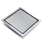 도무스 타일 양면 육가 유가 H 150X150 실버 스텐 역류방지 냄새차단 욕실 화장실 샤워 배수구 하수구 트랩 : 캐슬금속철물