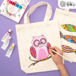 에코백만들기 여성가방 숄더백 보부상장바구니 민화전통 무지 UDPFB0061 : 민화샵