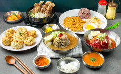 비빔냉면 (먹골배의 달큰한 서울냉면 수락이오냉면) 2인분 720g : 25 mall