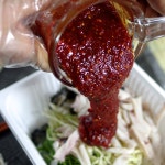 대구명물 반고개무침회소스 납작만두택배 칠성반고개 특제소스 대용량 1200g : 칠성반고개무침회