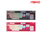 앱코 K660P 프리미엄 카일광축 무빙 LED 게이밍 기계식 키보드 (다크 그레이, 클릭) : 아토닉스