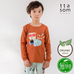 TTASOM 따솜 아임히어로 오가닉 30수 아동 내복 실내복 상하의set 100-150호 : 스토어 버터컵