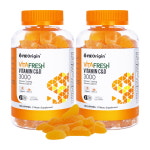 엔젯오리진 비타프레쉬 귤젤리 비타민 C D 3000mg x 100개 x 2통 츄어블 구미 : 벨로비즈
