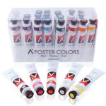 [알파색채]에이플러스 포스터칼라 세트 40ml 24색 B : 알파본사직영몰