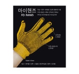 안전한 다목적 코팅 코메론 장갑 마이핸즈 MHD-30 도트 M L : 성원종합스토어