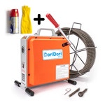 진성 도리도리 전동 스프링 청소기 하수구 뚫는 기계 화장실 싱크대 막힘 뚫어뻥 20m : 스팀웍스