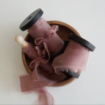 스위스 실크리본 브릭레드  Suisse Brick Red 10yards/원단리본/셀프웨딩청첩장 : 꽃잎상점