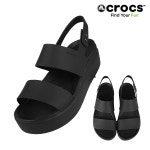 크록스 CROCS 블루클린 로우 웨지 우먼 블랙 206453-060 : 제이스-JACE