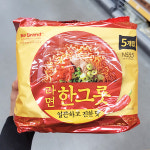 노브랜드 라면한그릇(얼큰한맛) 115g X 5입 : 익일 배송