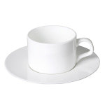 본차이나백지 모던커피잔/받침中 SET : 주방드림